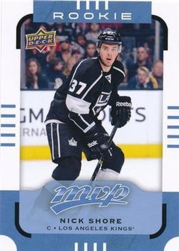 #190 Nick Shore - Los Angeles Kings - 2015-16 Upper Deck MVP Hockey