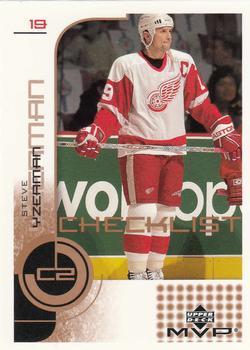 #190 Steve Yzerman - Detroit Red Wings - 2002-03 Upper Deck MVP Hockey