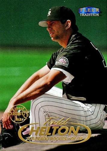 #190 Todd Helton - Colorado Rockies - 1998 Fleer Tradition Baseball