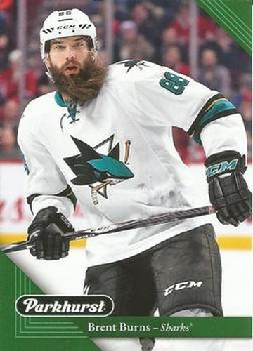 #190 Brent Burns - San Jose Sharks - 2017-18 Parkhurst Hockey