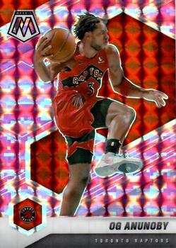 #190 OG Anunoby - Toronto Raptors - 2020-21 Panini Mosaic - Mosaic Camo Pink Basketball