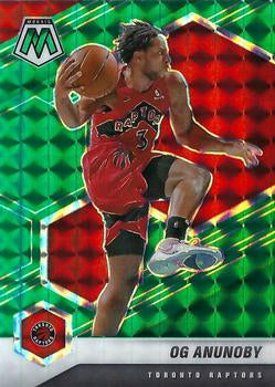 #190 OG Anunoby - Toronto Raptors - 2020-21 Panini Mosaic - Mosaic Green Basketball