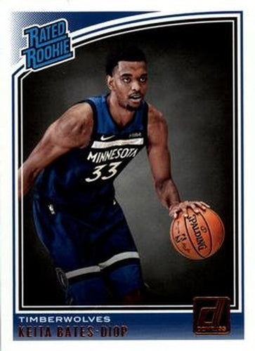 #191 Keita Bates-Diop - Minnesota Timberwolves - 2018-19 Donruss Basketball