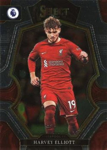 #191 Harvey Elliott - Liverpool - 2022-23 Panini Select Premier League Soccer