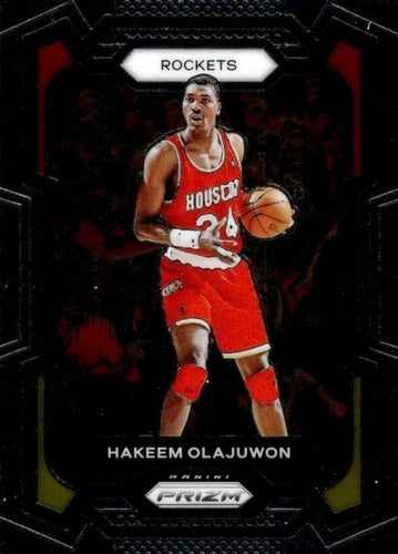 #191 Hakeem Olajuwon - Houston Rockets - 2023-24 Panini Prizm Basketball