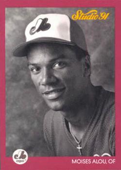 #191 Moises Alou - Montreal Expos - 1991 Studio Baseball