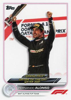 #191 Fernando Alonso - BWT Alpine F1 Team - 2022 Topps Formula 1 Racing
