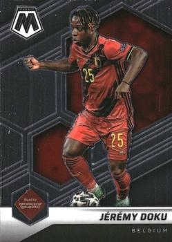 #191 Jeremy Doku - Belgium - 2021-22 Panini Mosaic Road to FIFA World Cup Soccer