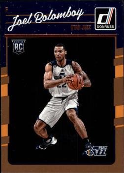 #191 Joel Bolomboy - Utah Jazz - 2016-17 Donruss Basketball