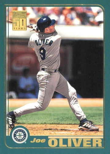 #191 Joe Oliver - Seattle Mariners - 2001 Topps Baseball