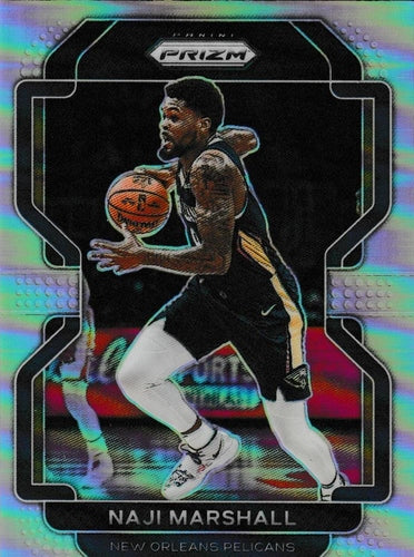 #191 Naji Marshall - New Orleans Pelicans - 2021-22 Panini Prizm - Silver Basketball