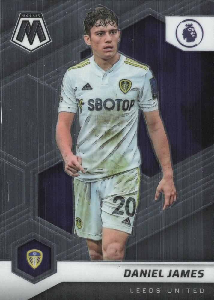 #191 Daniel James - Leeds United - 2021-22 Panini Mosaic Premier League Soccer