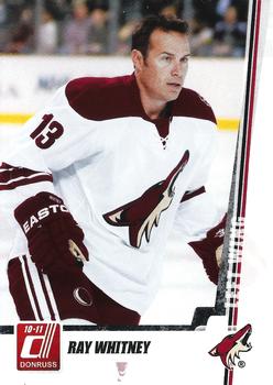 #191 Ray Whitney - Phoenix Coyotes - 2010-11 Donruss Hockey