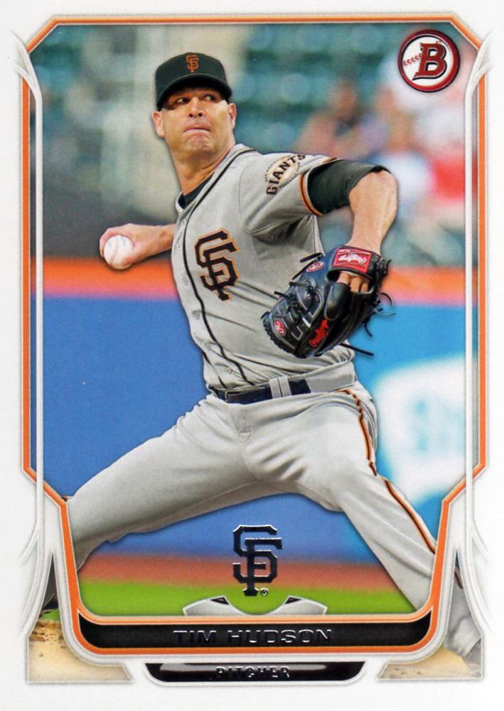 #192 Tim Hudson - San Francisco Giants - 2014 Bowman Baseball