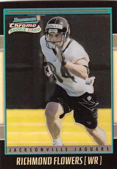 #192 Richmond Flowers - Jacksonville Jaguars - 2001 Bowman Chrome Football