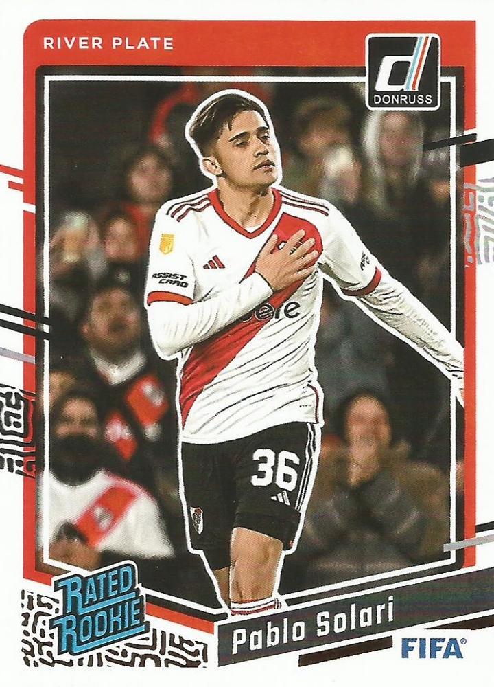 #192 Pablo Solari - River Plate - 2023-24 Donruss Soccer