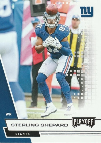 #192 Sterling Shepard - New York Giants - 2020 Panini Playoff Football