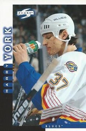#192 Harry York - St. Louis Blues - 1997-98 Score Hockey