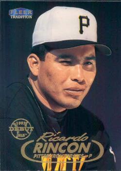 #192 Ricardo Rincon - Pittsburgh Pirates - 1998 Fleer Tradition Baseball