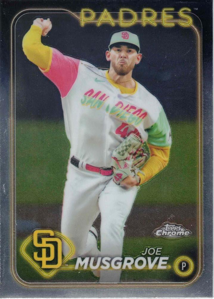 #192 Joe Musgrove - San Diego Padres - 2024 Topps Chrome Baseball