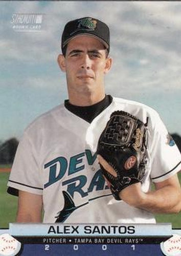 #192 Alex Santos - Tampa Bay Devil Rays - 2001 Stadium Club Baseball