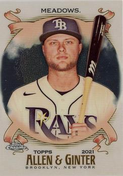 #192 Austin Meadows - Tampa Bay Rays - 2021 Topps Allen & Ginter Chrome Baseball