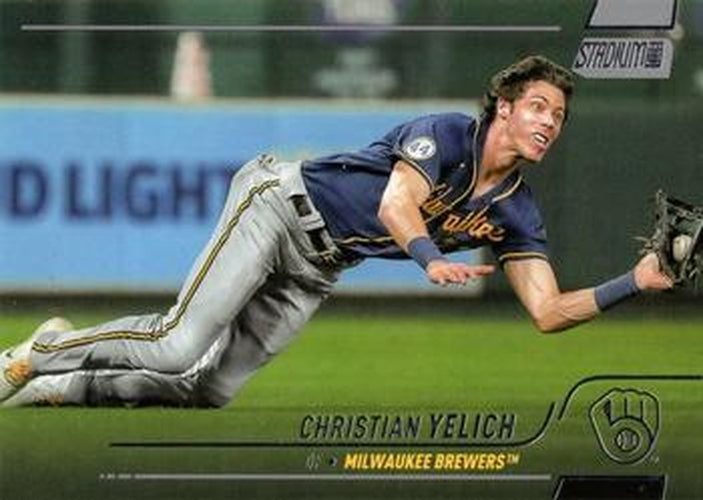 #192 Christian Yelich - Milwaukee Brewers - 2022 Stadium Club Baseball