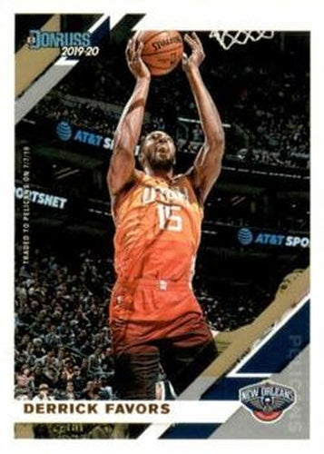 #192 Derrick Favors - New Orleans Pelicans - 2019-20 Donruss Basketball