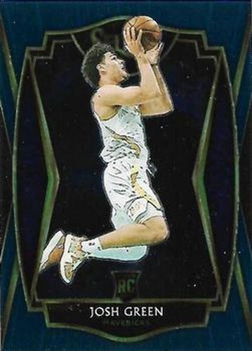 #192 Josh Green - Dallas Mavericks - 2020-21 Panini Select - Blue Basketball