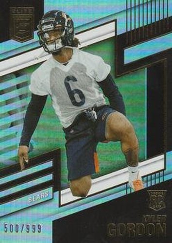 #192 Kyler Gordon - Chicago Bears - 2022 Donruss Elite Football
