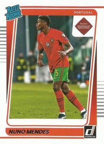 #192 Nuno Mendes - Portugal - 2021-22 Donruss Road to FIFA World Cup Qatar 2022 Soccer