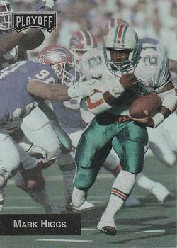 #192 Mark Higgs - Miami Dolphins - 1993 Playoff Football