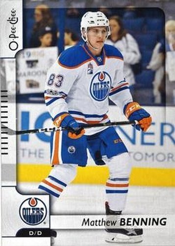 #192 Matthew Benning - Edmonton Oilers - 2017-18 O-Pee-Chee Hockey