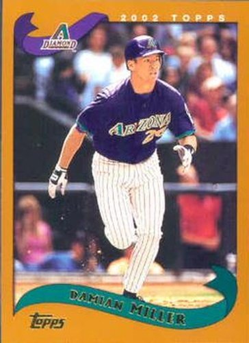#192 Damian Miller - Arizona Diamondbacks - 2002 Topps Baseball