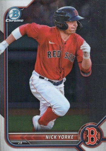 #BCP-192 Nick Yorke - Boston Red Sox - 2022 Bowman - Chrome Prospects Baseball