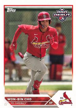 #PD-192 Won-Bin Cho - FCL Cardinals - 2023 Topps Pro Debut Baseball