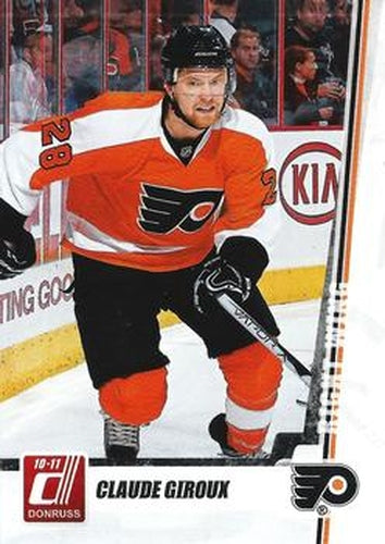 #192 Claude Giroux - Philadelphia Flyers - 2010-11 Donruss Hockey