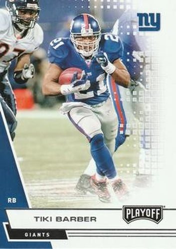 #193 Tiki Barber - New York Giants - 2020 Panini Playoff Football