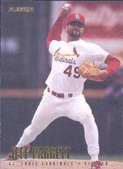 #U193 Jeff Parrett - St. Louis Cardinals - 1996 Fleer Update Baseball