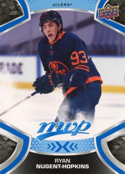 #193 Ryan Nugent-Hopkins - Edmonton Oilers - 2021-22 Upper Deck MVP - Blue Hockey