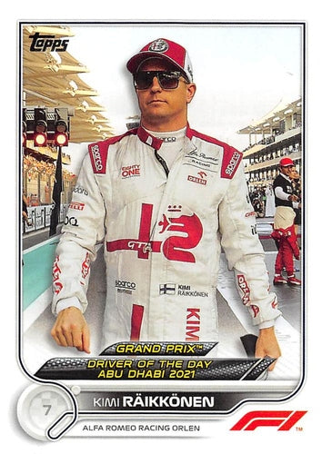 #193 Kimi Räikkönen - Alfa Romeo Racing ORLEN - 2022 Topps Formula 1 Racing