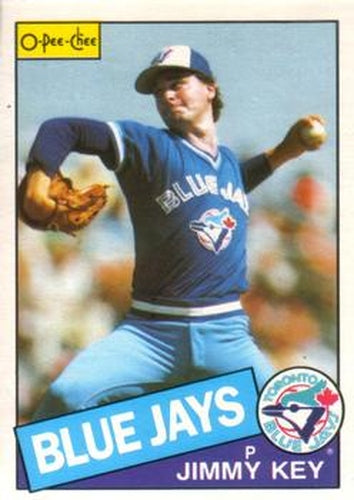 #193 Jimmy Key - Toronto Blue Jays - 1985 O-Pee-Chee Baseball