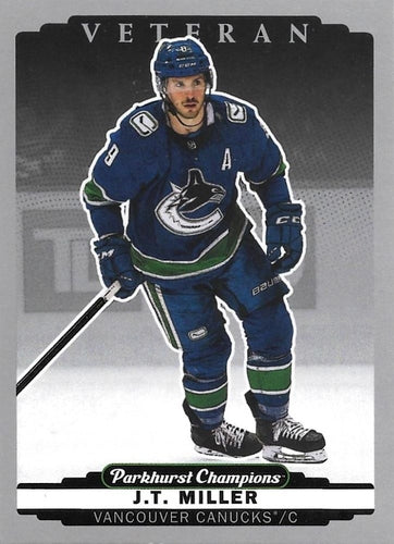 #193 J.T. Miller - Vancouver Canucks - 2022-23 Parkhurst Champions - Silver Hockey