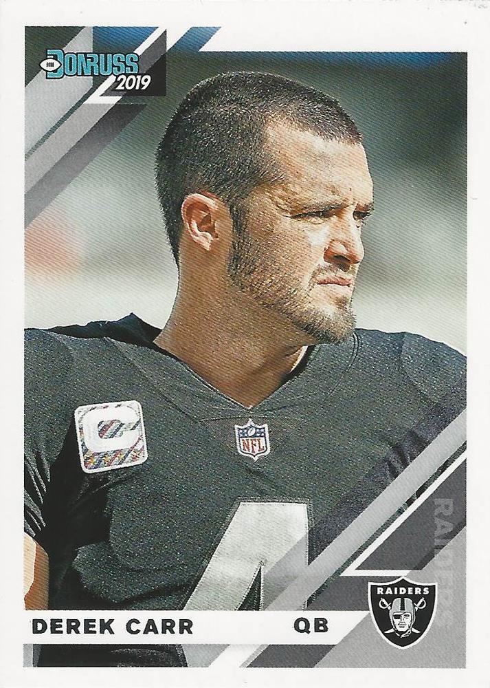 #194V Derek Carr - Oakland Raiders - 2019 Donruss Football