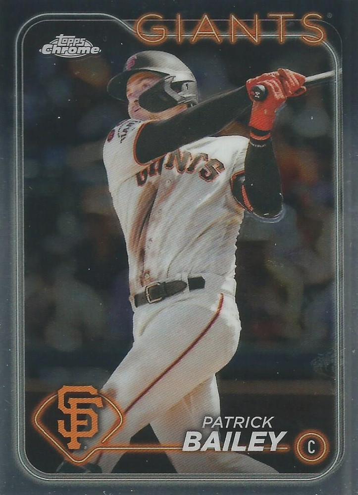 #194 Patrick Bailey - San Francisco Giants - 2024 Topps Chrome Baseball