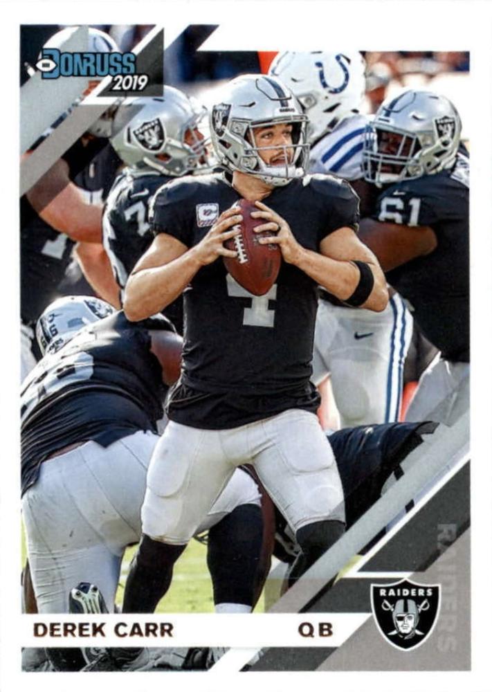 #194 Derek Carr - Oakland Raiders - 2019 Donruss Football