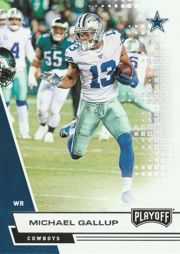 #194 Michael Gallup - Dallas Cowboys - 2020 Panini Playoff Football