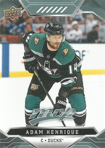 #194 Adam Henrique - Anaheim Ducks - 2019-20 Upper Deck MVP Hockey