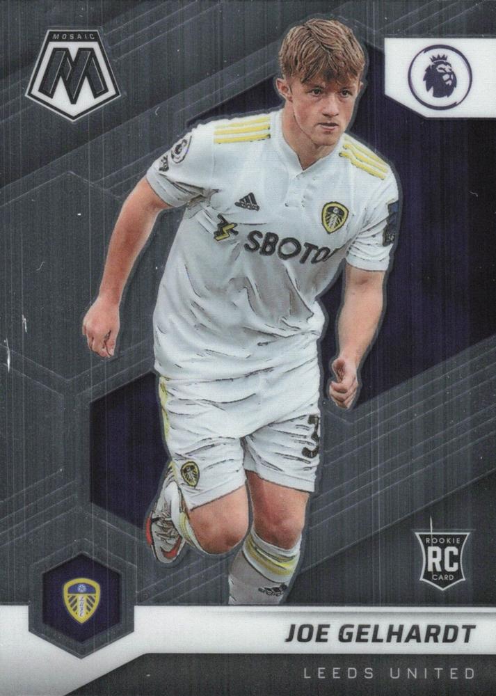 #194 Joe Gelhardt - Leeds United - 2021-22 Panini Mosaic Premier League Soccer