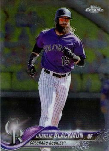#194 Charlie Blackmon - Colorado Rockies - 2018 Topps Chrome Baseball